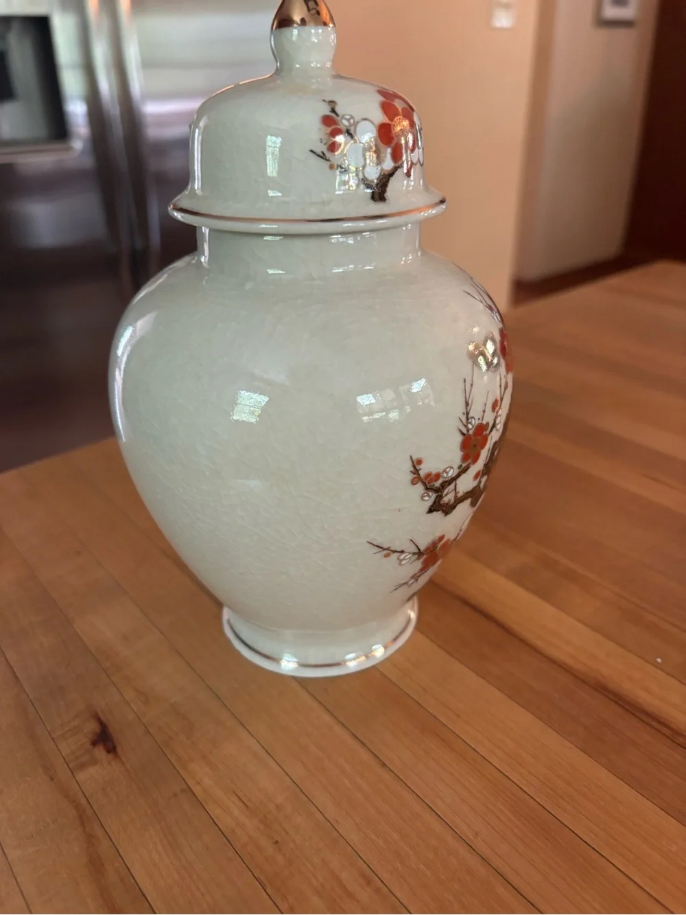 Ginger Jar Artmark Ceramic Vase With Lid Japanese Style 6